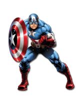 Silhouette en carton Captain America