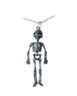 Collier squelette en métal
