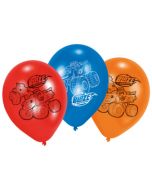 6 Ballons latex Blaze 22,8 cm
