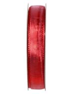 Ruban tissu métal 36 mm - rouge