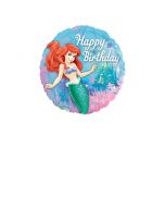 Ballon hélium Ariel Happy Birthday – Princesses Disney