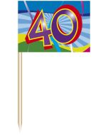 50 bâtonnets anniversaire 40 ans
