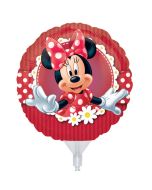 Petit ballon hélium Minnie rouge