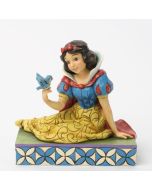 Figurine de collection Blanche-Neige tenant l’oiseau