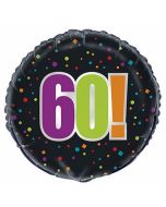Ballon Hélium - Happy Birthday 60 ans