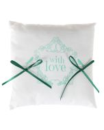 Coussin alliances With love - vert