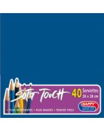 Serviettes soft touch - Marine