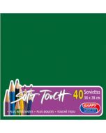 Serviettes soft touch - Vert