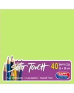 Serviettes soft touch - Pistache