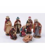 7 figurines de crèche - 9 cm