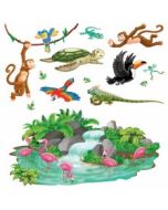 Poster animaux jungle  x13
