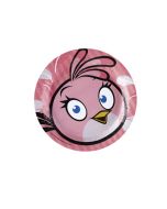 8 assiettes Angry Birds Pink - 23 cm Ø