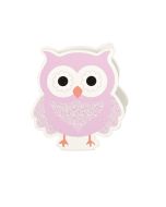 12 Pinces hibou rose