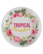 10 Assiettes Tropical Paradise