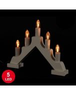 Candelabre 5 LED - 17 cm