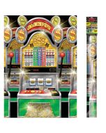 Scène de décoration Machine à sous 1,2*12 m - Casino
