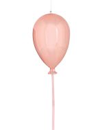 Faux ballons rose en verre