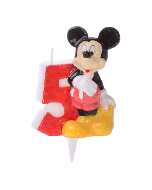 Bougie d’anniversaire Mickey – Chiffre 5