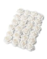 24 roses blanches