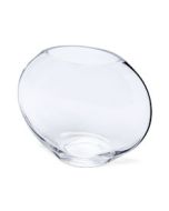 Vase verre ovale - 13 cm