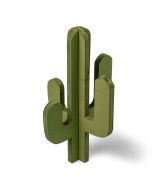 Cactus vert en bois