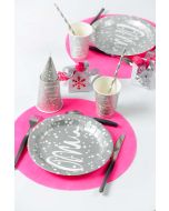 50 Sets de table fluo fuchsia