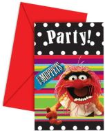 Invitations - Muppet show - x6