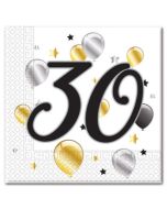 serviettes 30 ans