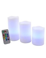 bougies led multicolores