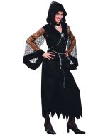 Costume femme veuve noire luxe - Taille S/M