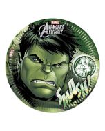 8 assiettes Avengers Hulk
