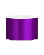 Ruban satin 50 mm - violet