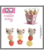 Brochettes de bonbons - Hello Kitty
