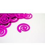 Confettis de table "Spirale fantaisie" - Fuchsia