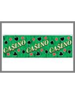 Bannière pour déco de salle - Thème casino