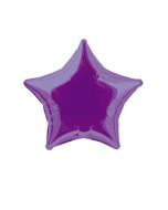 Ballon hélium en forme d'étoile - violet