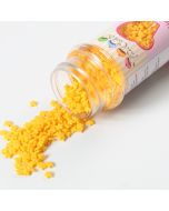 Confettis gâteau étoiles en sucre jaunes 60 g - 1
