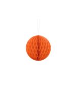 Boule Chinoise Alvéolée orange 10 cm