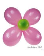 Ballon fleur - Tilleul Fuchsia