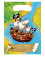 8 pochettes trésor pirate