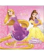 20 Serviettes Princesses Disney - 33 x 33 cm