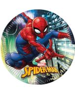 8 assiettes spiderman 23 cm