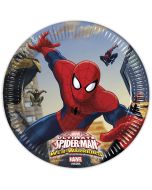 8 assiettes 20 cm - Spiderman Web Warriors