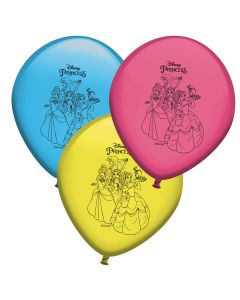 8 ballons anniversaire princesses disney