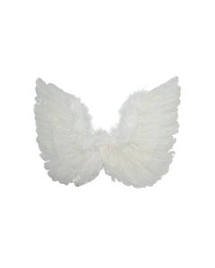 Ailes d'ange en plumes blanc