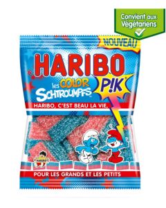 Sachet bonbons Haribo Color Schtroumpfs Pik - 40 g