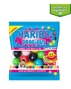 Sachet bonbons Haribo Dragibus Color Pops - 40 g
