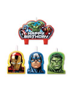 Bougies anniversaire Avengers