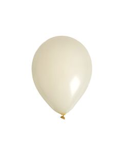 8 ballons latex ivoires