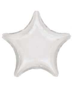 Ballon hélium étoile - Blanc